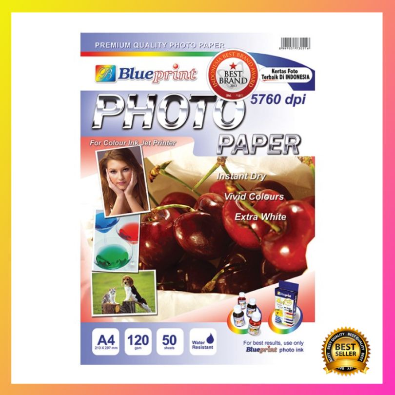 

Diskon Blueprint BP-GPA4120 - Photo Paper A4 120 gram