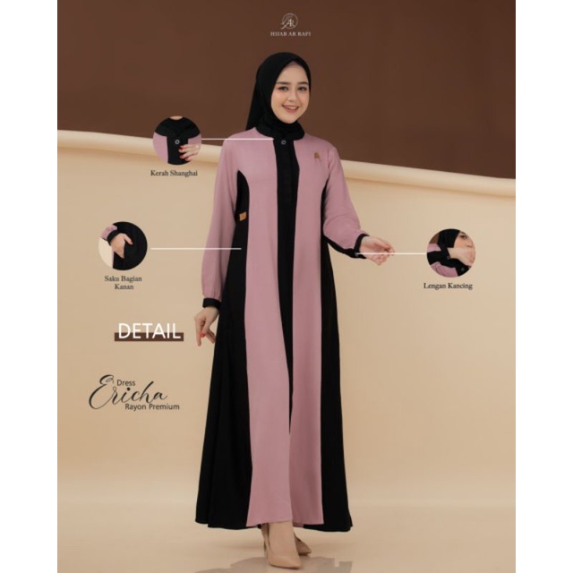 dress gamis wanita muslim terbaru ori ericha dress wanita cantik arrafi