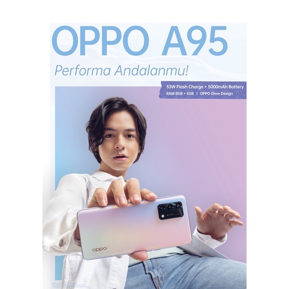 OPPO A95 RAM 13GB + ROM 128GB Garansi resmi