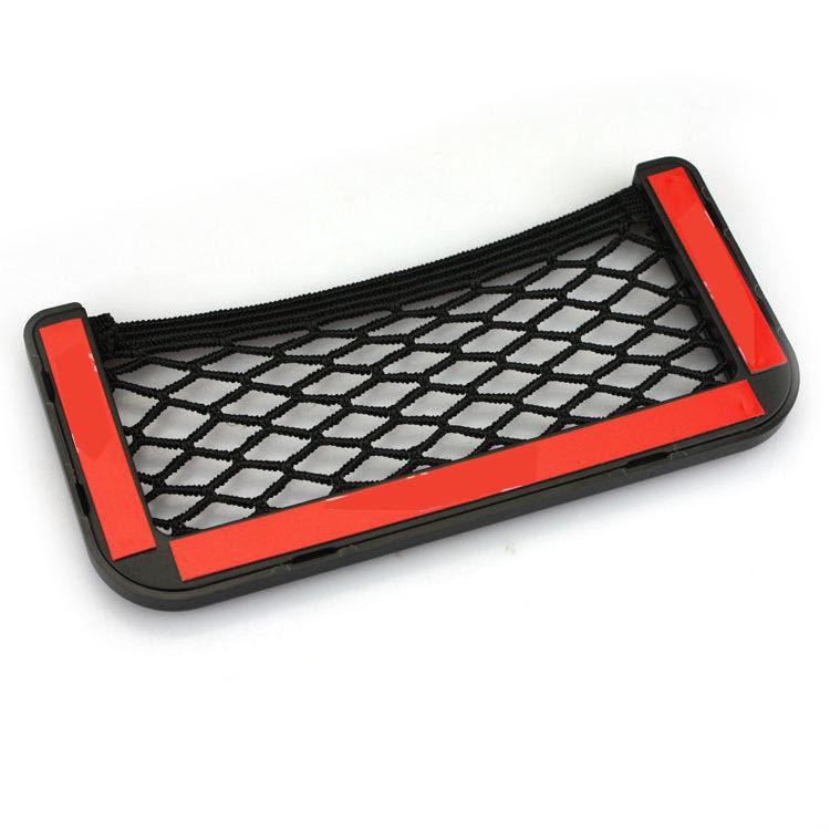 (BOW) Tempat Penyimpanan Barang Dalam Mobil Bentuk Jaring Car Organizer 2(55)