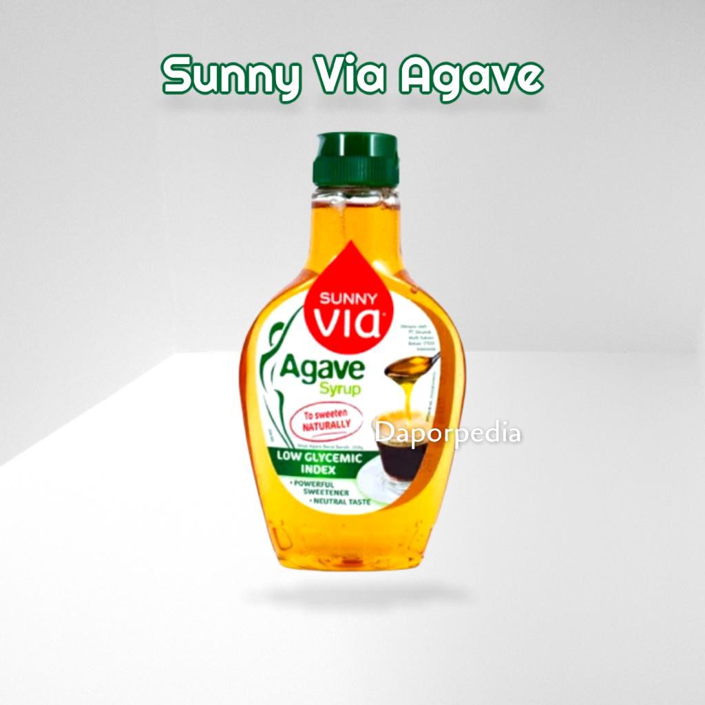 

Sunny Via Agave Syrup Sirup pemanis alami pengganti gula sweetener powerfull neutral taste