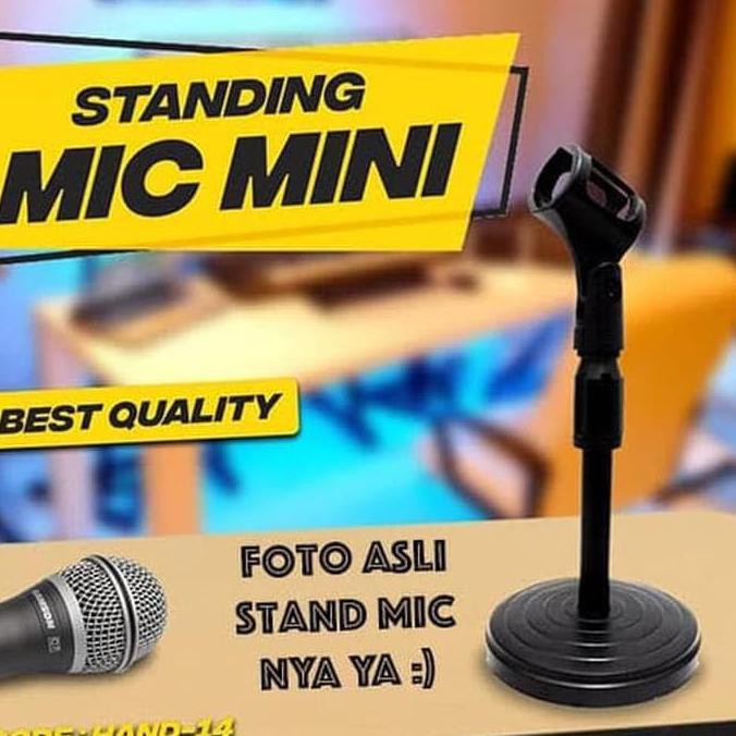 Selling Stand Mic Meja-Podium Untuk Holder Microphone Smule-Youtube-Hand-14