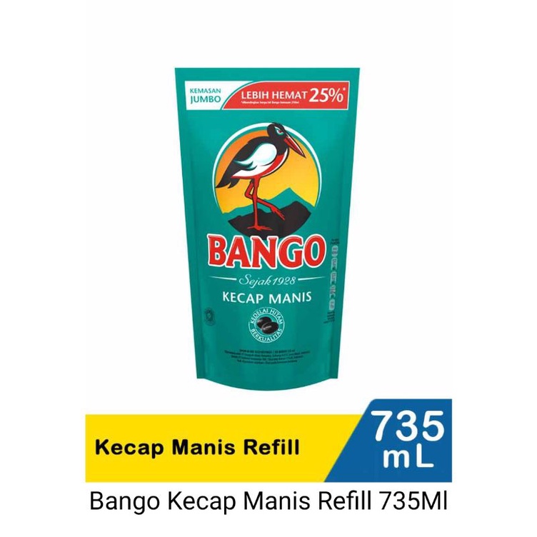 

Bango kecap manis refill 735ml