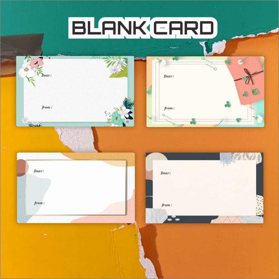 

Kartu Ucapan Blank Card Greeting Card murah