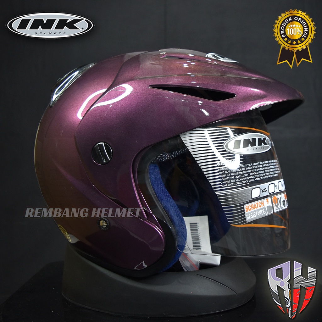 HELM INK CX22 SOLID ORIGINAL PURPLE HELM INK CX22 ORI PACKING BOX-1