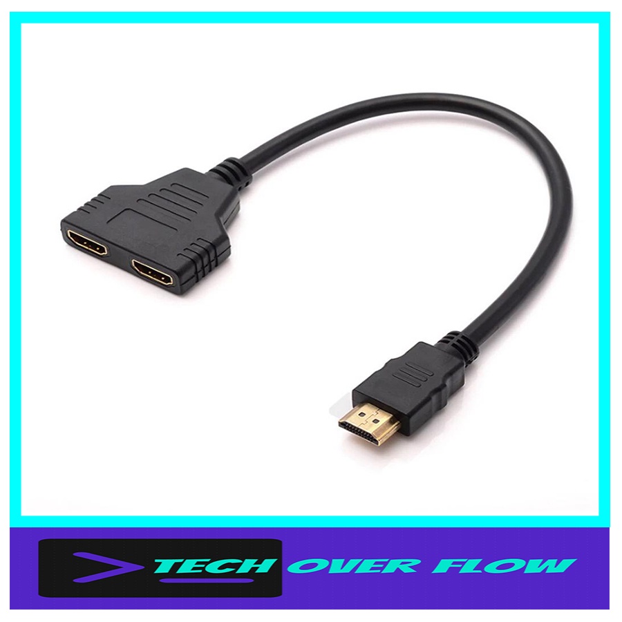 kabel hdmi splitter 2 / hdmi splitter / Tech Over Flow