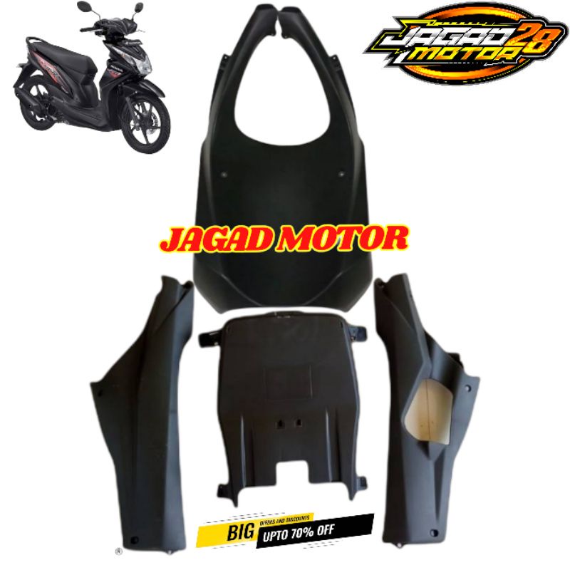 PAKET COVER DEK BODI KASAR HONDA BEAT FI 2013-2015 PARU DAN DEK KANAN KIRI BEAT FI / DEK KIRI KANAN DEK KOLONG PARU BEAT FI 2013 2014 2015 2016