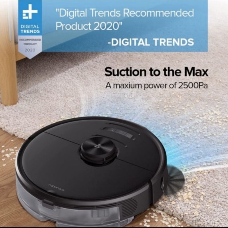 ROBOROCK S6 MAX V ROBOT VACUUM CLEANER AI CAMERA