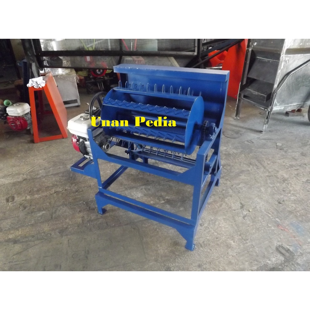 Mesin Pedal Thresher Padi Manual - Mesin Perontok Padi Sistem Kayuh - Alat Perontok Padi Sederhana -