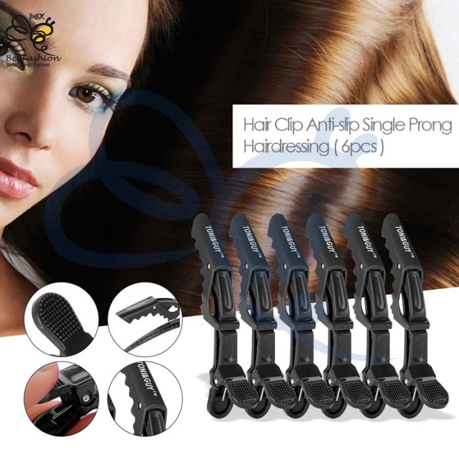 Jepit Rambut Salon Barber Potong Rambut Hair Alligator Clip - 6Pcs