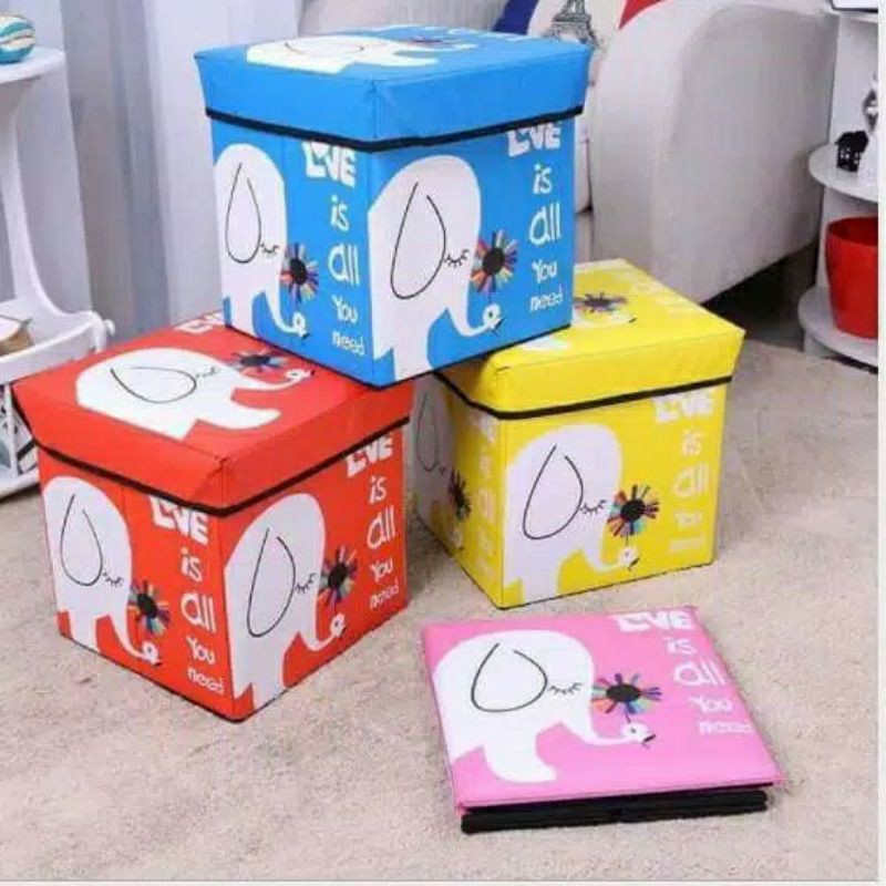 Promo Terbaik!!! Animal Storage Box / Kursi Kotak Serbaguna Terbaik