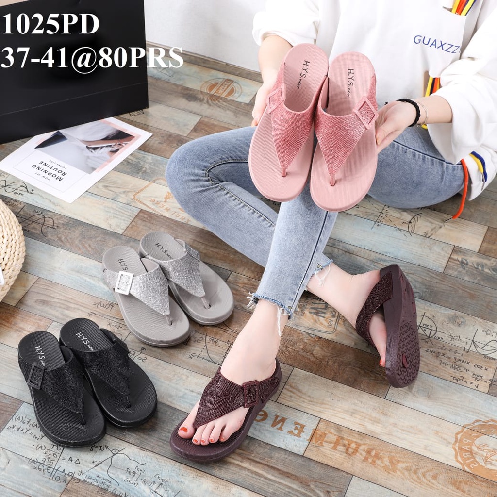 Sandal Wanita Terbaru 2022/Sendal Jepit Karet HYS New 1025/Sendal Jelly Import