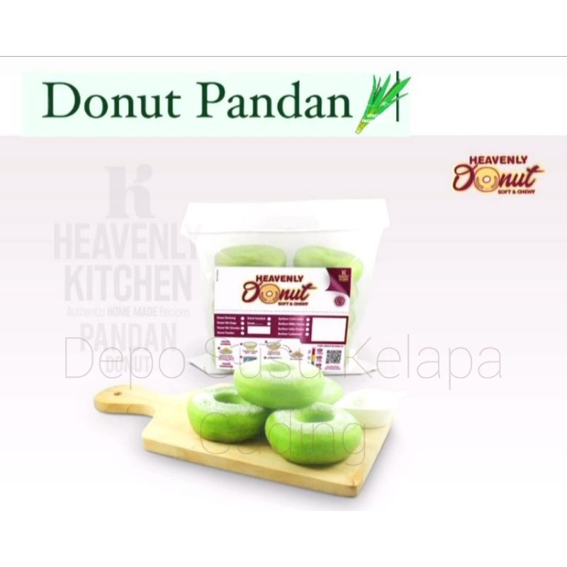 Heavenly Donut isi 10 from Heavenly Blush Kitchen | Doughnut Donat Pandan Taro