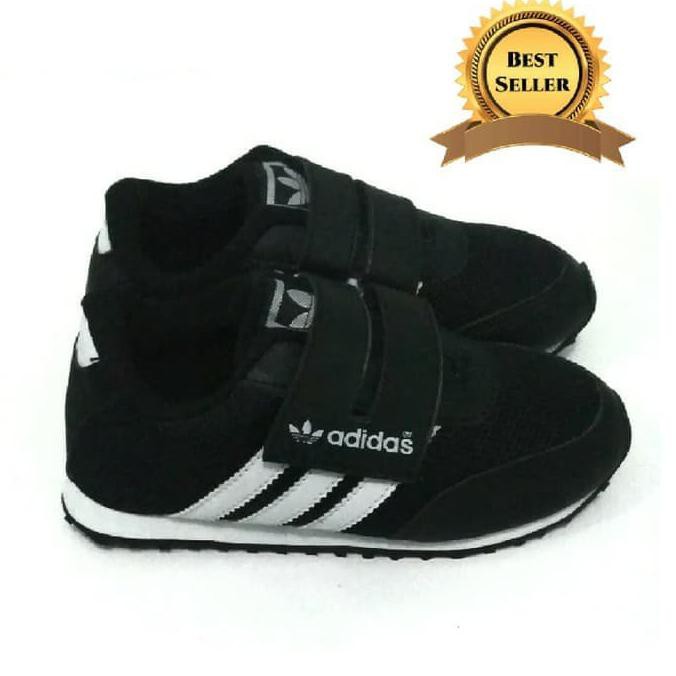 Sepatu Anak Anak Laki Laki Perempuan Adidas Untuk Sekolah Sd Hitam - 34, Hitam Promo 