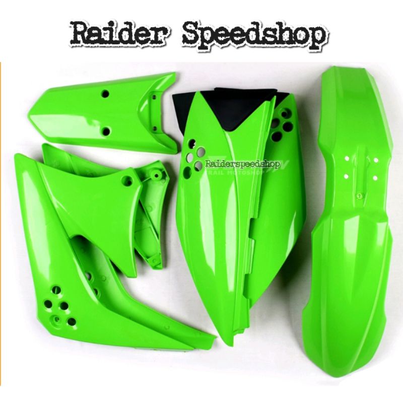 Paketan Supermoto Cover Body Part Depan Belakang KLX 150 Spakbor depan supermoto klx 150 L S dtracke