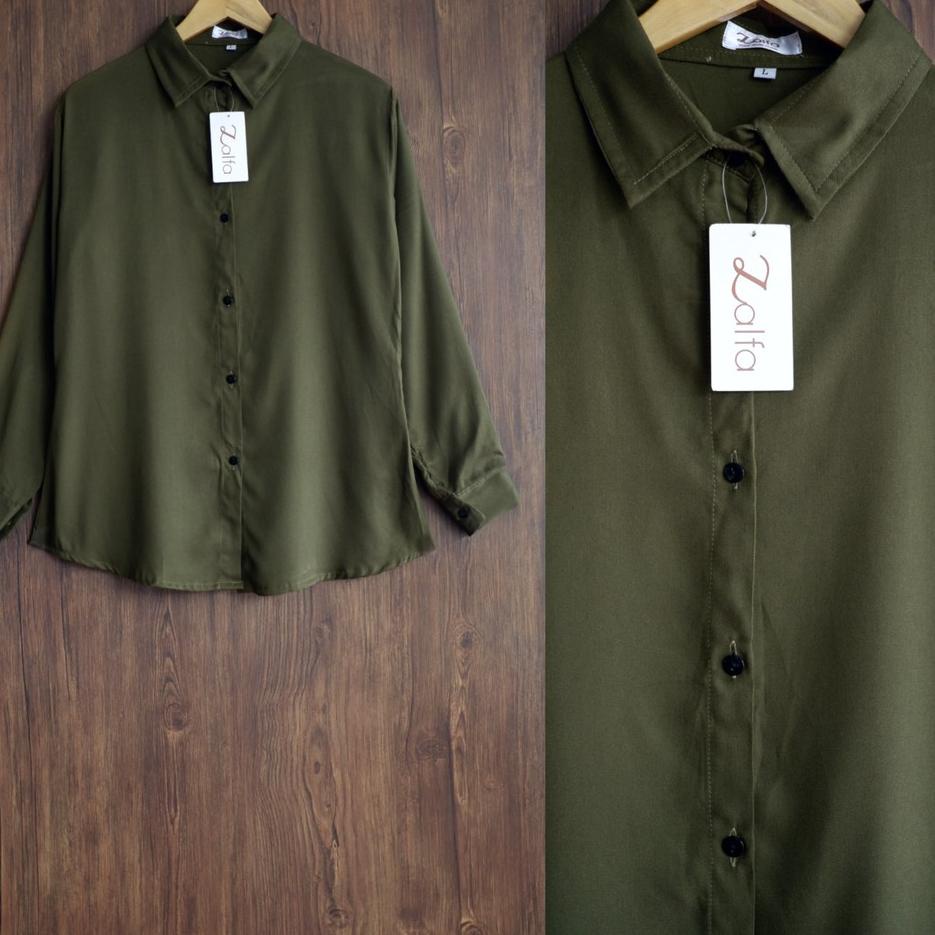 ((TERMURAH)) BASIC rayon kemeja by ZALFA OUTFIT