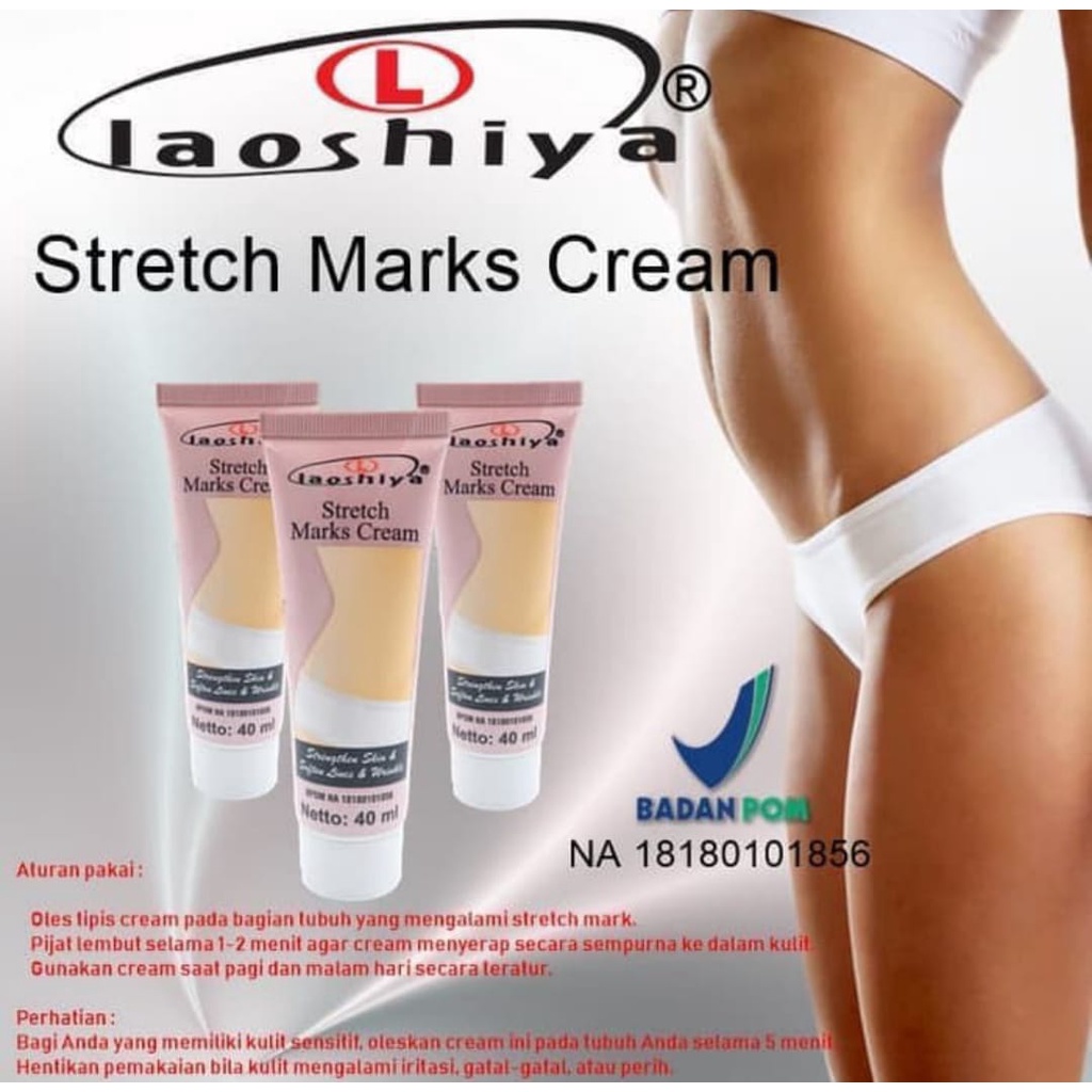 LAOSHIYA STRETCH MARKS CREAM ORIGINAL BPOM