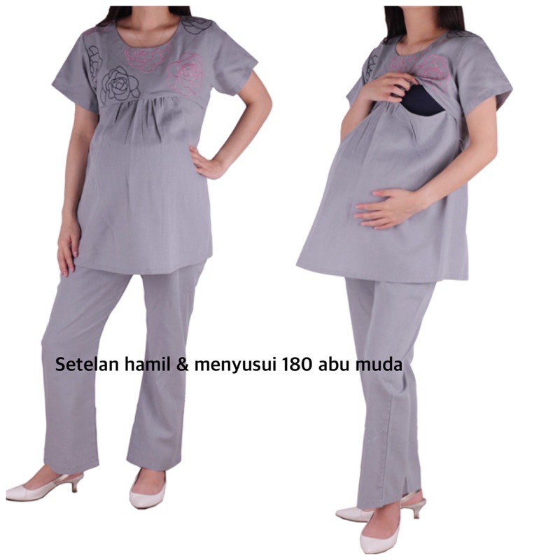 Baju hamil 180 Setelan hamil menyusui