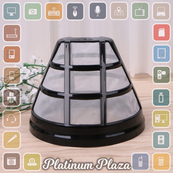 OOTDTY Filter Penyaring Kopi Basket Cup Style Coffee Filter Reusable - RF60 - Black`2PGEVP-