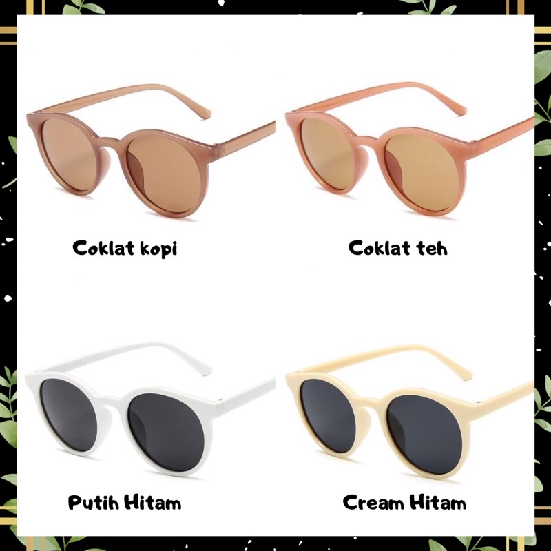 ✨NAGIHI✨ Kacamata Hitam  Pria Wanita Fashion Sunglasses Eyewear Frame Import Kacamata Fashion