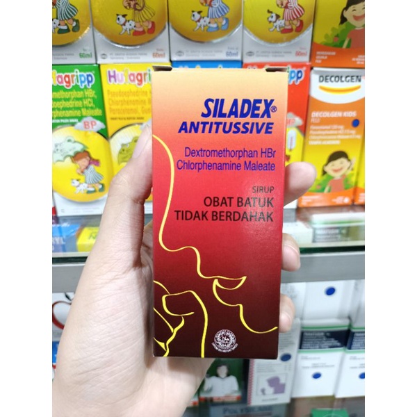 SILADEX MERAH ANTITUSSIVE BATUK TIDAK BERDAHAK 60ML / 100ML SIRUP