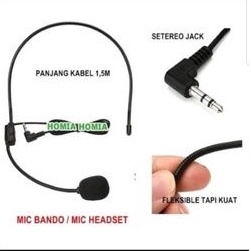 MIC CLIP ON BANDO KUALITAS BAGUS MICROFON
