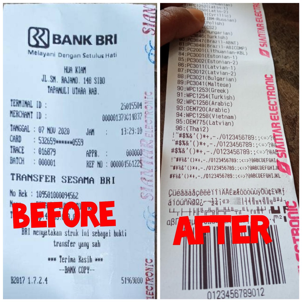 

Kertas Struk Thermal EDC Logo Brand Usaha Anda (Custom) Min Order 100 roll