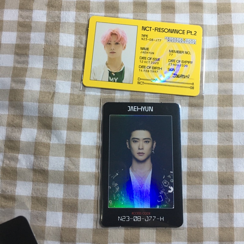 ID Card Jaehyun Departure