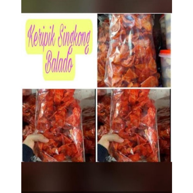 

keripik singkong balado pedas gurih
