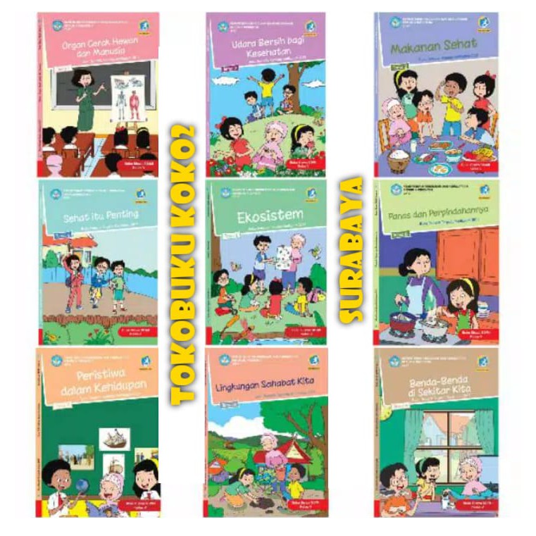 BUKU PAKET TEMATIK KELAS 5 SD (TEMA 1,2,3,4,5,6,7,8,9)