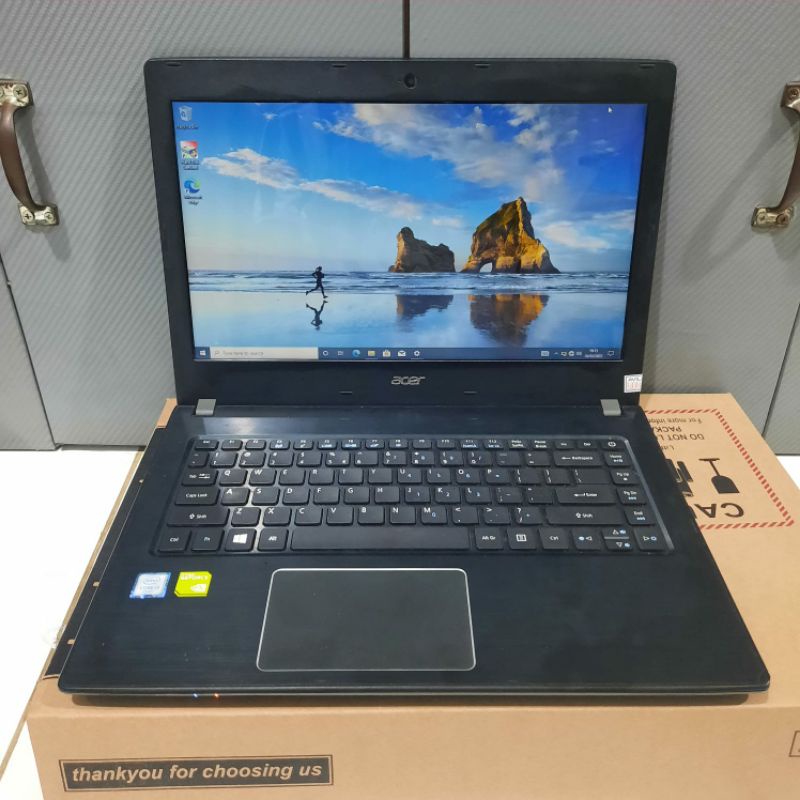 Laptop Acer Aspire E5-476G Cor i3-6006U Dualvga Nvdia Geforce MX130 2GB Ram 4G/Ram 8GB /HDD 1TB Layar 14 inch Window.10