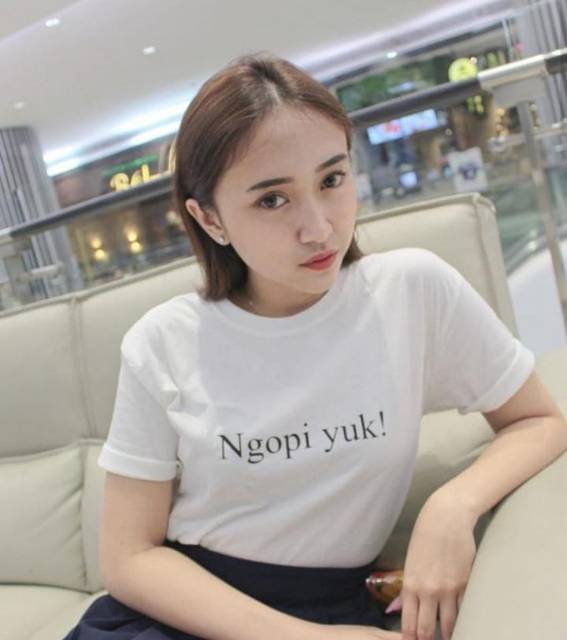 Baju kaos polos custom desain suka2 kata2 lengan pendek