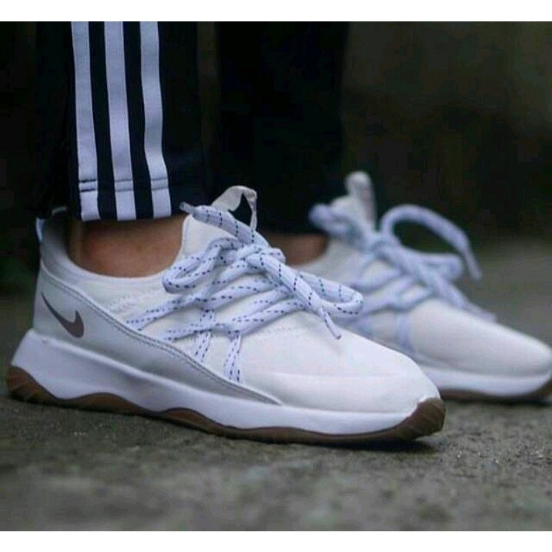 100% IMPORT NEW!! SEPATU SNEAKERS WANITA NIKE CITY LOOP FULL WHITE PUTIH IMPORT RUNNING SHOES OLAHRAGA CEWEK