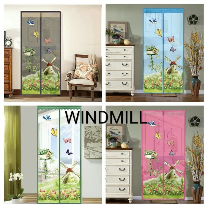 Dolphin - Tirai Pintu Magnet Anti Nyamuk Tirai Gorden Hordeng Magnet - PT92