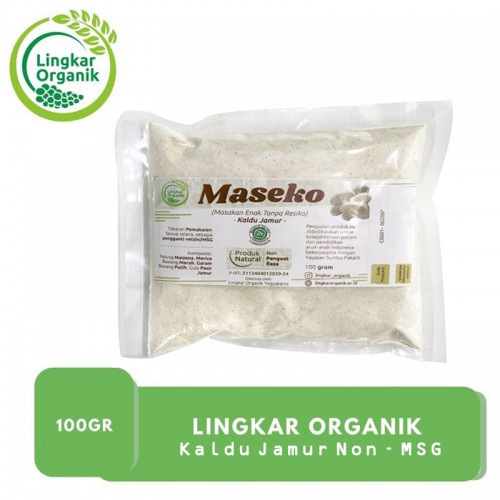

MASEKO KALDU JAMUR REFILL 100 gram Organik NON MSG / PENAMBAH RASA MASAKAN / BABYSHOP