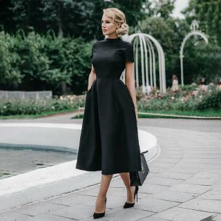 elegant black dresses for party