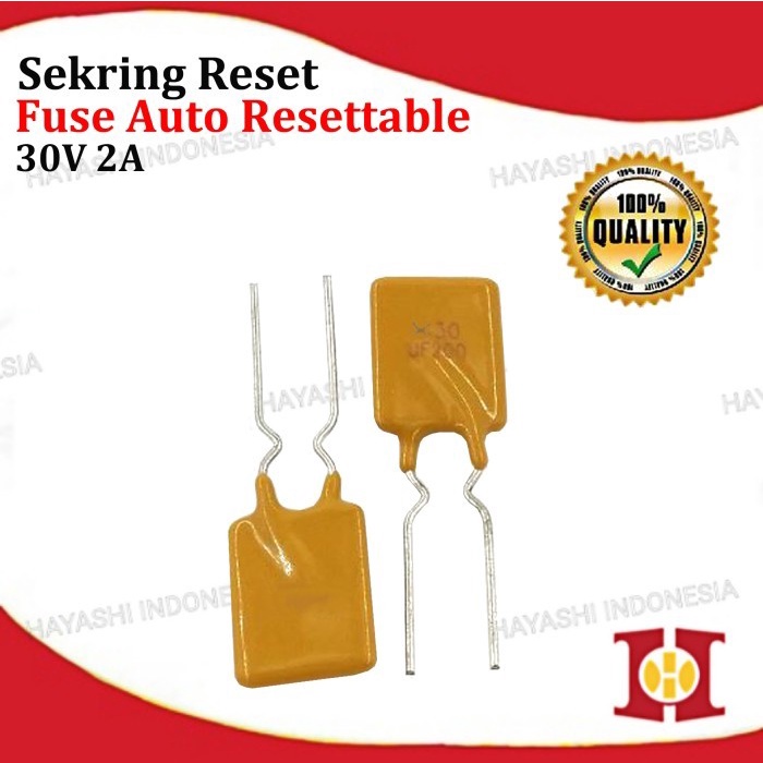 Sekring Reset Otomatis Auto Resettable Fuse Self Recovery PPTC 30v 2A - 10pcs