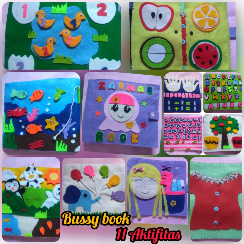 

BUSSY BOOK flanel