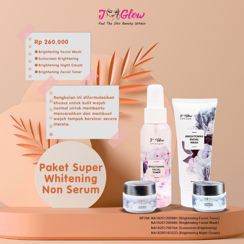 JGLOW SKINCARE PAKET RADIANCE JGLOW PAKET ACNE SULFUR JGLOW PAKET DARK SPOT