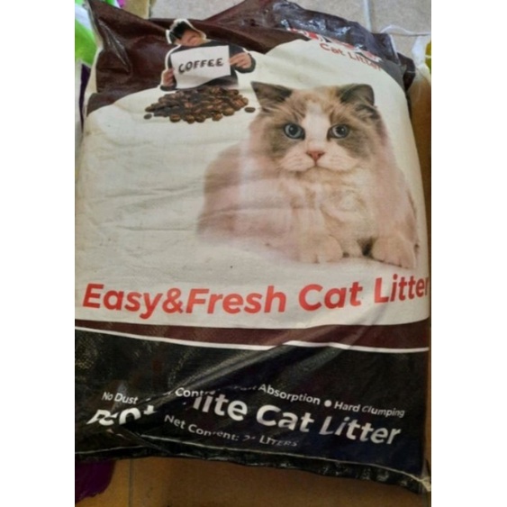 Pasir Kucing Gumpal Wangi TOP Cat Litter 25Liter