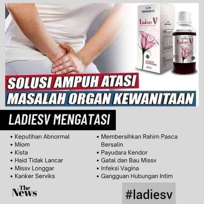 Ladies V Madu Herbal mengatasi masalah kewanitaan.