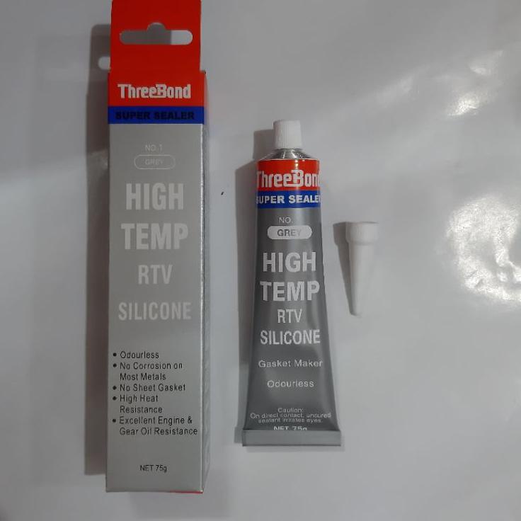 

Berkualitas! ThreeBond Silver RTV No. 1 Grey Abu Abu High Temp 75gram !!