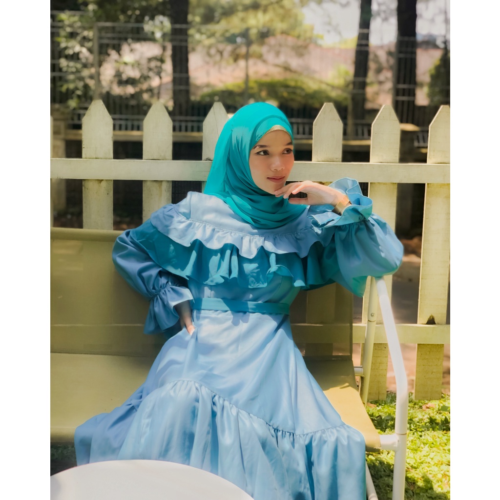 AURUM DRESS BYGIAGIO dress kondangan gaun akad simple gaun wedding pernikahan baju muslim putih gaun lamaran elegan pakaian wanita pesta elegan fashion korea dres lebaran cantik anggun mewah nyaman dipake gaun vintage fashion dress bahan katun toyobo adem