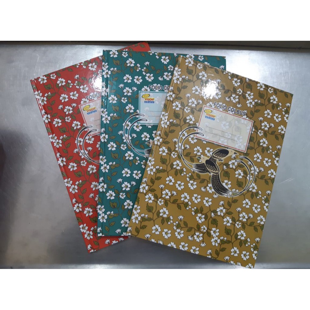 

Buku Folio Vision Isi 50 (Grosir 10pcs)/Hard Cover