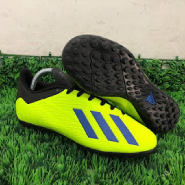 Sepatu Futsal Adidas X 18.3 TF - Volt Black