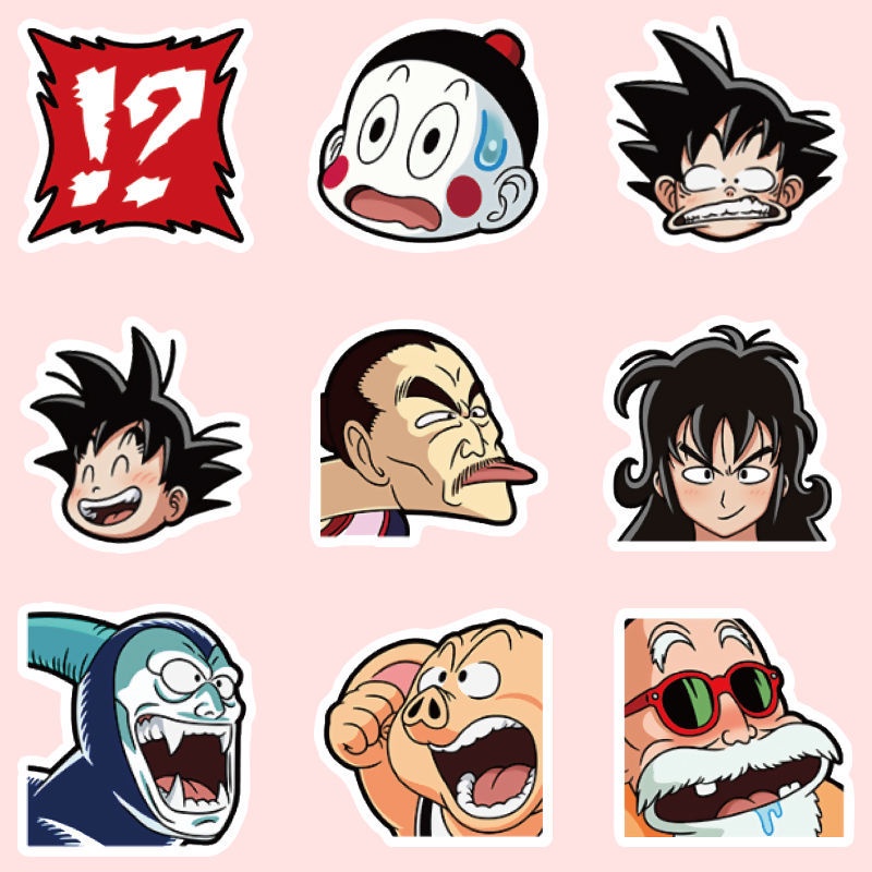 40 Jepang anime Dragon Ball stiker in bagasi sepeda notebook anime stiker koper stiker cangkir air s