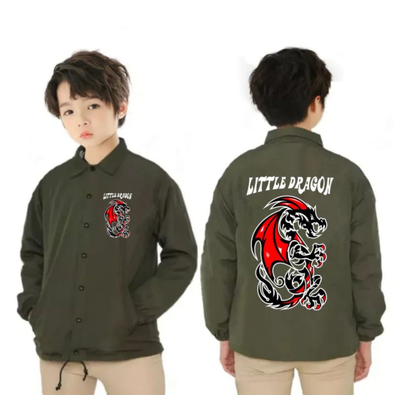 JAKET ANAK MOTIP NAGA / JAKET ANAK MURAH / JAKET COACH ANAK ANAK