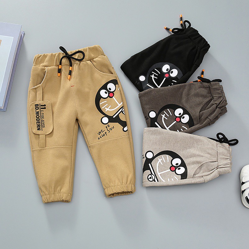 Tfbaby Celana  Panjang dengan Bahan Katun dan Gambar  Kartun 