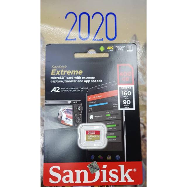 Memory Sandisk Extreme 400GB Speed 160mbps