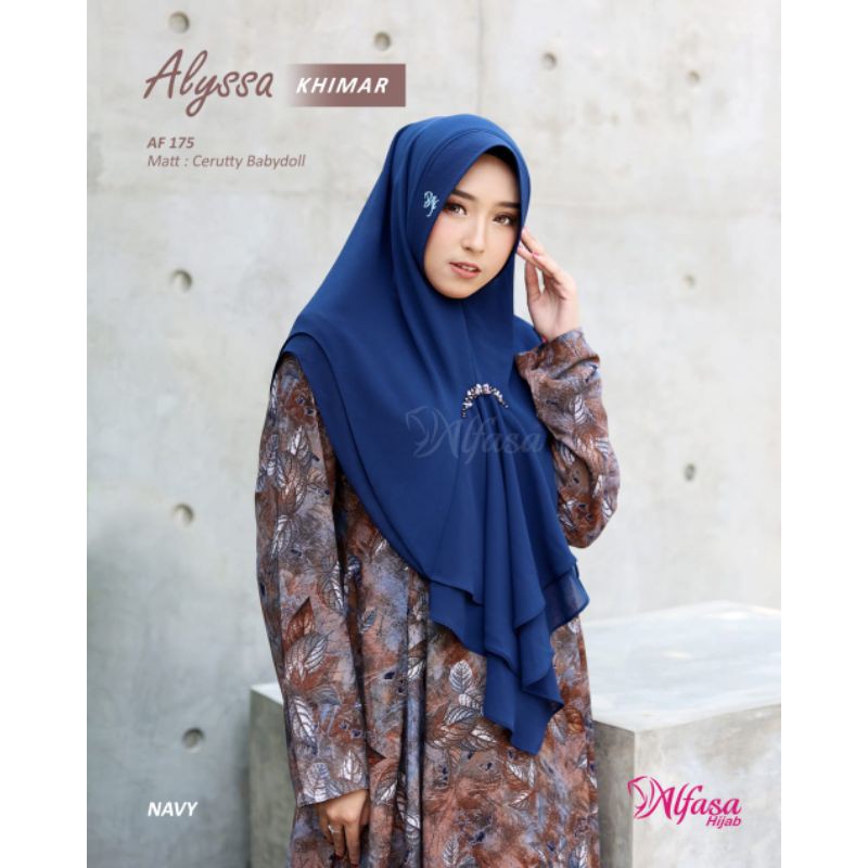 Alyssa Khimar AF 175 by Alfasa Hijab